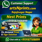 artsNprints.com Customer Support for Acrylic House Name Plate Maker nearby Rajaji Nagar Booking Center, Bangalore 560095