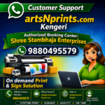 artsNprints.com Customer Support for Acrylic House Name Plate Maker nearby Kengeri Booking Center, Bangalore 560095