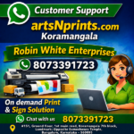 artsNprints.com Customer Support for Acrylic House Name Plate Maker nearby Koramangala Booking Center, Bangalore 560095